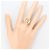 Autre Marque PT900 Platin- und 18K Gelbgold-Ring mit Diamant Golden - Ansicht 6