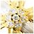Autre Marque PT900 Platin- und 18K Gelbgold-Ring mit Diamant Golden - Ansicht 2