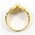 Autre Marque PT900 Platin- und 18K Gelbgold-Ring mit Diamant Golden - Ansicht 3