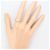 Autre Marque PT900 Platin- und 18K Gelbgold-Ring mit Diamant Golden - Ansicht 7