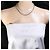 Autre Marque Collana in oro bianco 18K con zircone cubico D'oro - vista 6