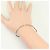 Autre Marque Bracciale con charm in oro bianco 10K D'oro - vista 3