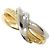 Autre Marque Ring aus Platin und Gelbgold mit Diamant Golden