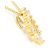 Autre Marque Collana in oro giallo 18K con diamante D'oro - vista 2