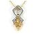 Autre Marque Elegante collana in platino e oro giallo D'oro - vista 3