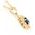 Autre Marque Collana in oro giallo 14K con zaffiro e diamante D'oro - vista 2