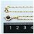 Autre Marque Collana in oro giallo 14K con zaffiro e diamante D'oro - vista 4