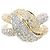 Autre Marque 14K Goldring mit Cubic Zirconia Golden