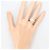 Autre Marque 14K Goldring mit Cubic Zirconia Golden - Ansicht 5