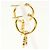 Autre Marque Pendientes de aro en oro amarillo de 18K Dorado - vista 2
