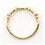 Autre Marque 18K Gelbgold-Ring mit Diamant Golden - Ansicht 2