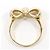 Autre Marque 10K Gelbgold-Ring mit Diamant Golden - Ansicht 2