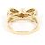 Autre Marque 10K Gelbgold-Ring mit Diamant Golden - Ansicht 3
