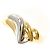 Autre Marque Ring in 18K Gelbgold und Platin Golden