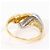 Autre Marque Ring in 18K Gelbgold und Platin Golden - Ansicht 3
