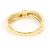 Autre Marque Platin- und Gelbgold-Ring mit Diamant Golden - Ansicht 3