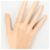 Autre Marque Platin- und Gelbgold-Ring mit Diamant Golden - Ansicht 6