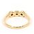 Autre Marque 18K Gelbgold-Ring mit Diamant Golden - Ansicht 3