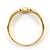 Autre Marque Diamantring aus PT900 Platin und 18K Gelbgold Golden - Ansicht 2
