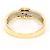 Autre Marque Diamantring aus PT900 Platin und 18K Gelbgold Golden - Ansicht 3
