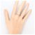 Autre Marque PT900 Platinring mit Diamant - Ansicht 6