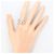 Autre Marque Platin 900 Diamantring - Ansicht 6
