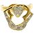 Autre Marque 18K Goldring mit Diamant Golden