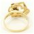 Autre Marque 18K Goldring mit Diamant Golden - Ansicht 4