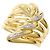Autre Marque PT900 Platin- und 18K Gelbgold Ring Golden