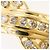 Autre Marque 18K Gelbgold-Ring mit Diamant Golden - Ansicht 2
