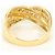 Autre Marque 18K Gelbgold-Ring mit Diamant Golden - Ansicht 4