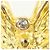 Autre Marque 18K Gelbgoldring mit Diamant Golden - Ansicht 2