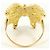 Autre Marque 18K Gelbgoldring mit Diamant Golden - Ansicht 4