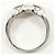 Autre Marque PT900 Platinum Band Ring with Diamond - view 3
