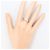 Autre Marque PT900 Platinum Band Ring with Diamond - view 6