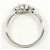 Autre Marque PT900 Platinring mit Diamant - Ansicht 3