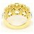 Autre Marque Platin- und Gelbgold-Ring mit Diamant Golden - Ansicht 4