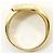 Autre Marque 18K Gelbgold-Ring mit Diamant Golden - Ansicht 3