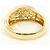 Autre Marque 18K Gelbgold-Ring mit Diamant Golden - Ansicht 4