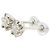 Autre Marque Platin-Diamant-Stecker