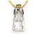 Autre Marque Collana in oro giallo 18K e platino con diamante D'oro - vista 3