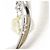 Autre Marque Collana in oro bianco 18K con diamante giallo D'oro - vista 4