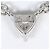 Autre Marque Platinhalskette mit Diamantanhänger - Ansicht 3