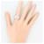 Autre Marque PT900 Platinring mit Diamant  - Ansicht 7
