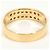 Autre Marque 18K Gelbgold-Ring mit Diamant Golden - Ansicht 3