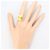 Autre Marque 18K Gelbgold-Ring mit Diamant Golden - Ansicht 7