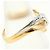 Autre Marque 18K Gelbgold und Platin Diamant Ring Golden - Ansicht 3