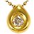 Autre Marque Collana in oro giallo 24K K24 con diamante D'oro
