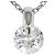 Autre Marque Platinhalskette PT900/PT850 mit Diamant
