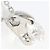 Autre Marque Platinhalskette PT900/PT850 mit Diamant - Ansicht 2